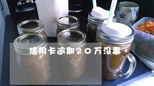 信用卡逾期20万没事 信用卡逾期20万没事
