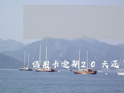 信用卡逾期20天还了会怎么样 信用卡逾期20天还了会怎么样