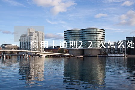 信用卡逾期22次怎么处理 信用卡逾期22次怎么处理