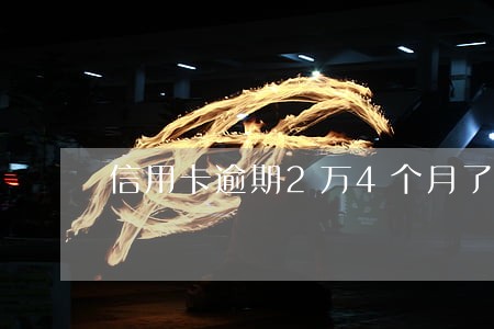 信用卡逾期2万4个月了 信用卡逾期2万4个月了