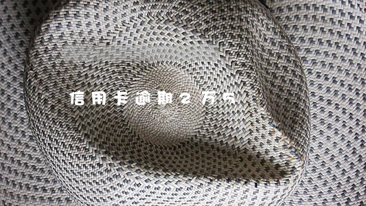 信用卡逾期2万5
