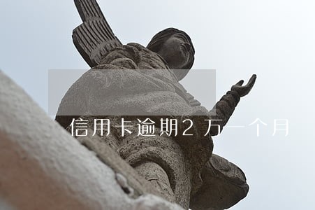 信用卡逾期2万一个月 信用卡逾期2万一个月