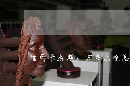 信用卡逾期2万多法院怎么判 信用卡逾期2万多法院怎么判