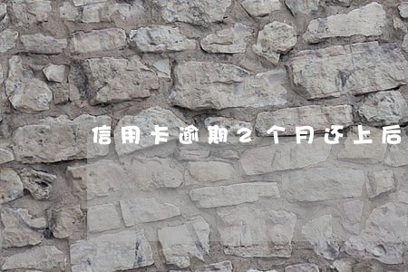 信用卡逾期2个月还上后还能用吗 信用卡逾期2个月还上后还能用吗
