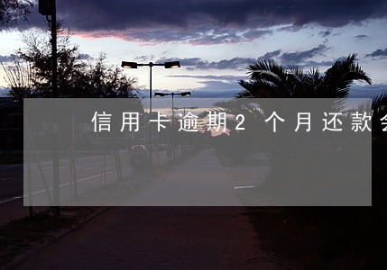 信用卡逾期2个月还款会怎样