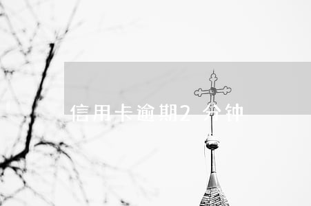 信用卡逾期2分钟 信用卡逾期2分钟