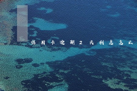 信用卡逾期2天利息怎么要回