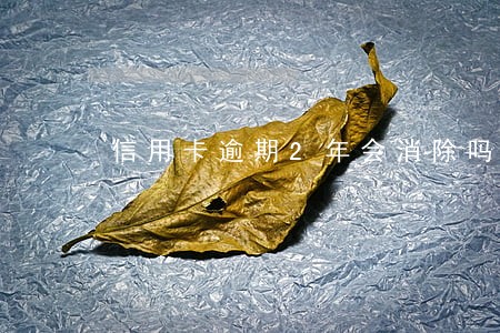 信用卡逾期2年会消除吗 信用卡逾期2年会消除吗