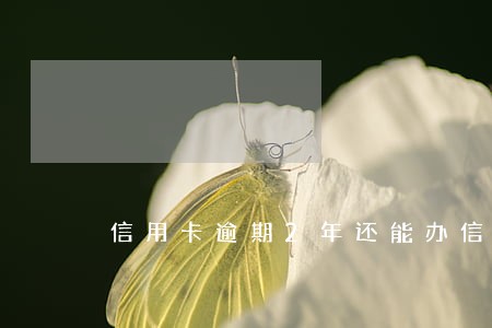 信用卡逾期2年还能办信用卡吗 信用卡逾期2年还能办信用卡吗