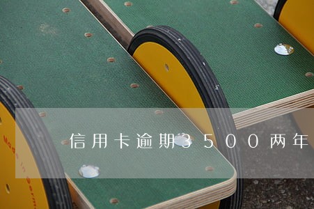 信用卡逾期3500两年立案 信用卡逾期3500两年立案