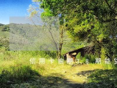 信用卡逾期38期能贷款吗 信用卡逾期38期能贷款吗