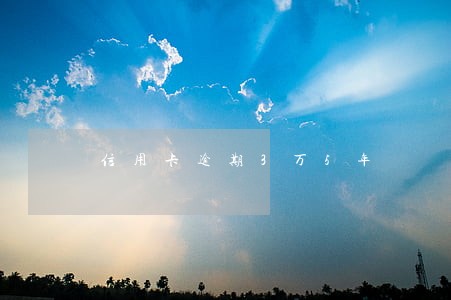 信用卡逾期3万5年