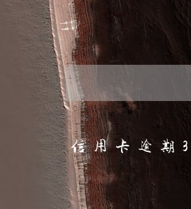 信用卡逾期3个月上征信了