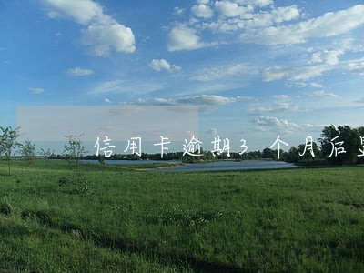 信用卡逾期3个月后显示销户 信用卡逾期3个月后显示销户