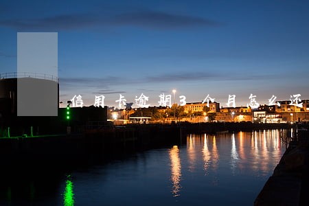 信用卡逾期3个月怎么还款 信用卡逾期3个月怎么还款