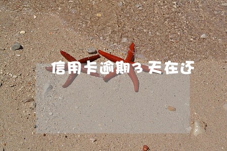信用卡逾期3天在还