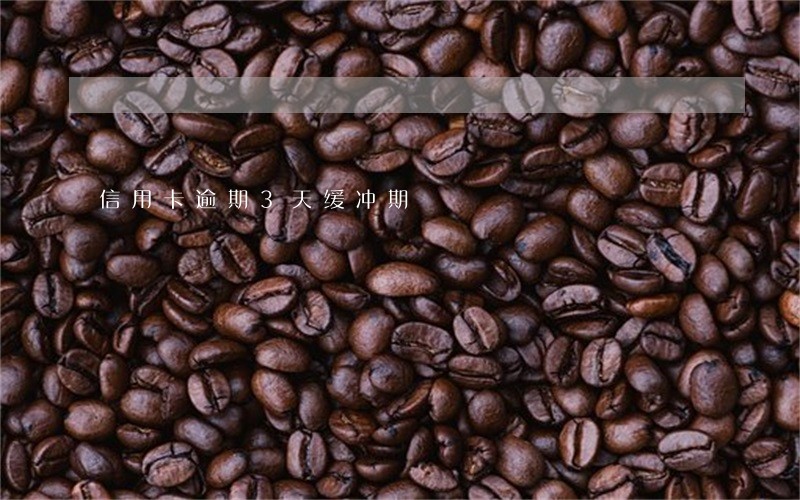 信用卡逾期3天缓冲期