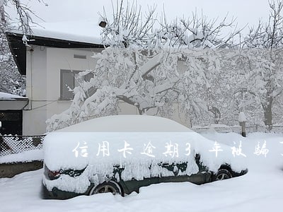 信用卡逾期3年被骗了女的 信用卡逾期3年被骗了女的