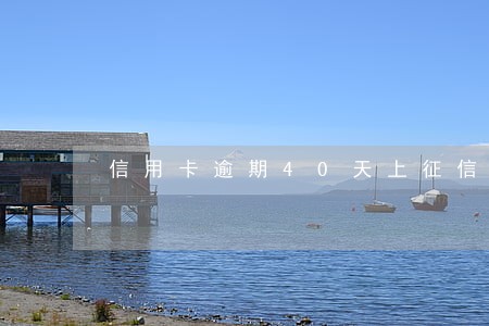 信用卡逾期40天上征信么