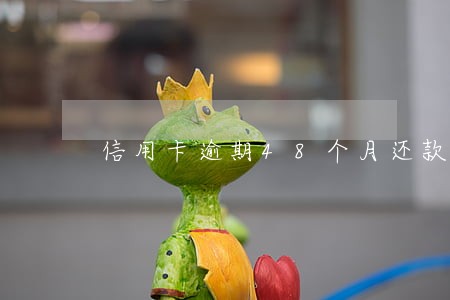 信用卡逾期48个月还款后 信用卡逾期48个月还款后