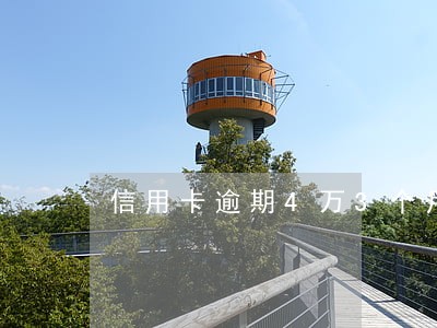 信用卡逾期4万3个月利息 信用卡逾期4万3个月利息