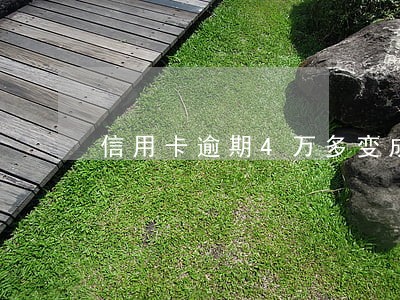 信用卡逾期4万多变成呆账怎么办