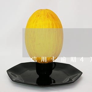 信用卡逾期4万逾期3个月