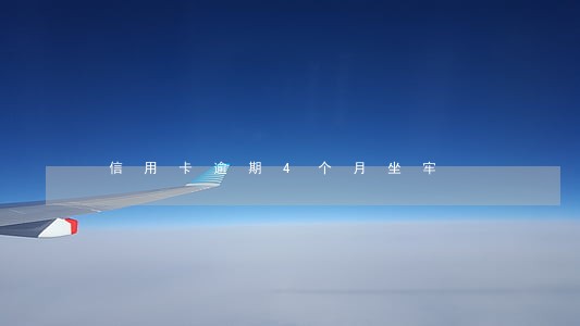 信用卡逾期4个月坐牢