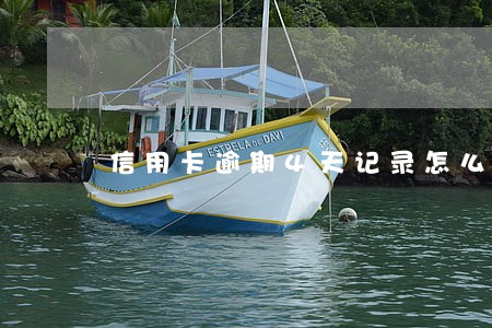 信用卡逾期4天记录怎么消除 信用卡逾期4天记录怎么消除