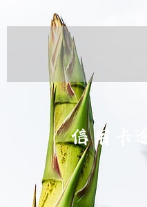 信用卡逾期4天还可以还款吗
