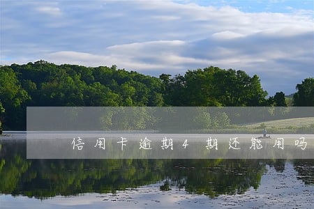 信用卡逾期4期还能用吗