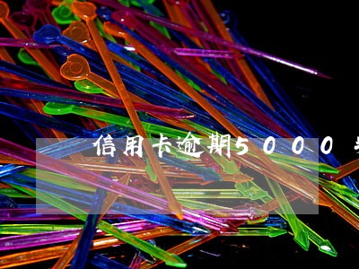 信用卡逾期5000半年 信用卡逾期5000半年