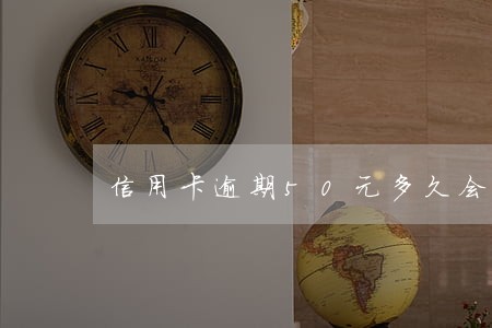 信用卡逾期50元多久会上征信 信用卡逾期50元多久会上征信