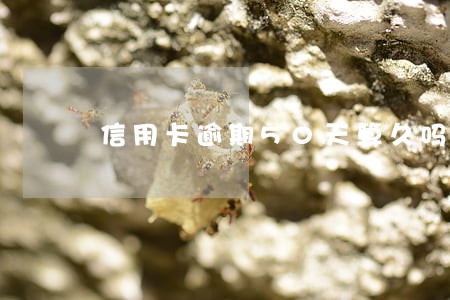 信用卡逾期50天算久吗
