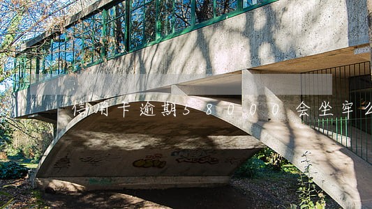 信用卡逾期58000会坐牢么