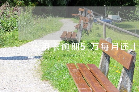 信用卡逾期5万每月还十元可以吗