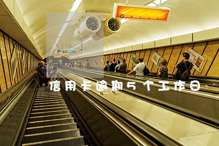 信用卡逾期5个工作日 信用卡逾期5个工作日