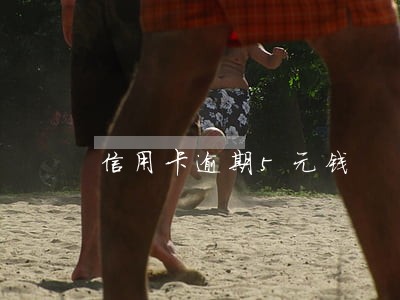 信用卡逾期5元钱