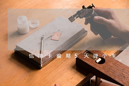 信用卡逾期5天弹个车 信用卡逾期5天弹个车