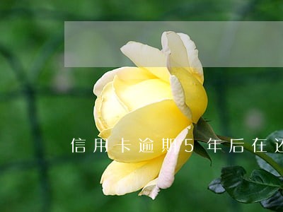 信用卡逾期5年后在还款可以吗