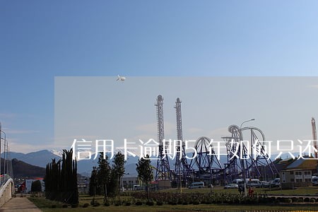 信用卡逾期5年如何只还本金 信用卡逾期5年如何只还本金