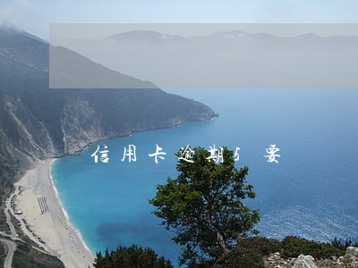 信用卡逾期5要 信用卡逾期5要