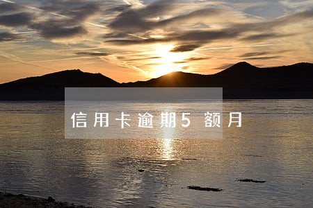 信用卡逾期5额月