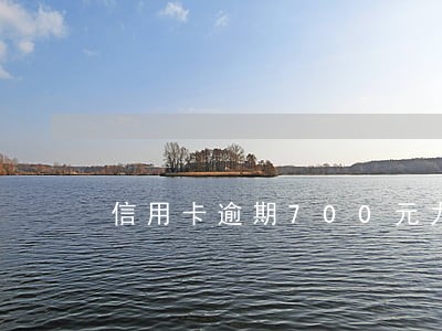 信用卡逾期700元九天后还上