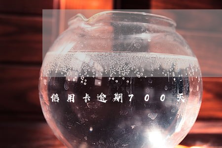 信用卡逾期700天