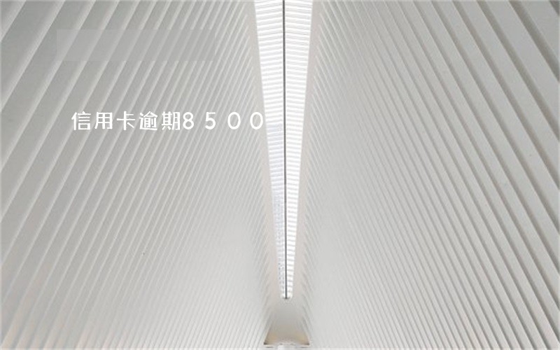 信用卡逾期8500 信用卡逾期8500