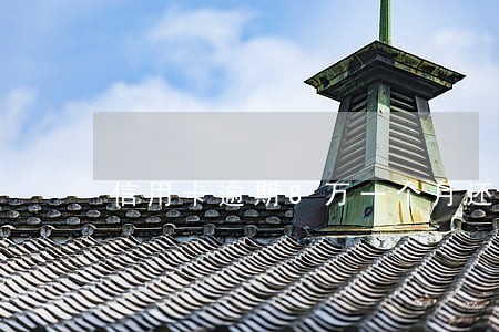 信用卡逾期8万一个月还多少