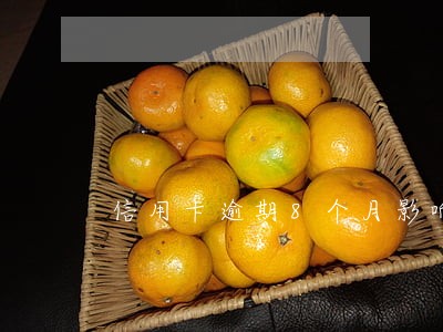信用卡逾期8个月影响贷款吗
