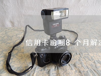 信用卡逾期8个月解冻 信用卡逾期8个月解冻