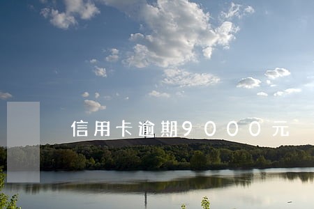 信用卡逾期9000元